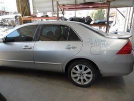2007 Honda Accord SE Silver Sedan 3.0L AT #A24936